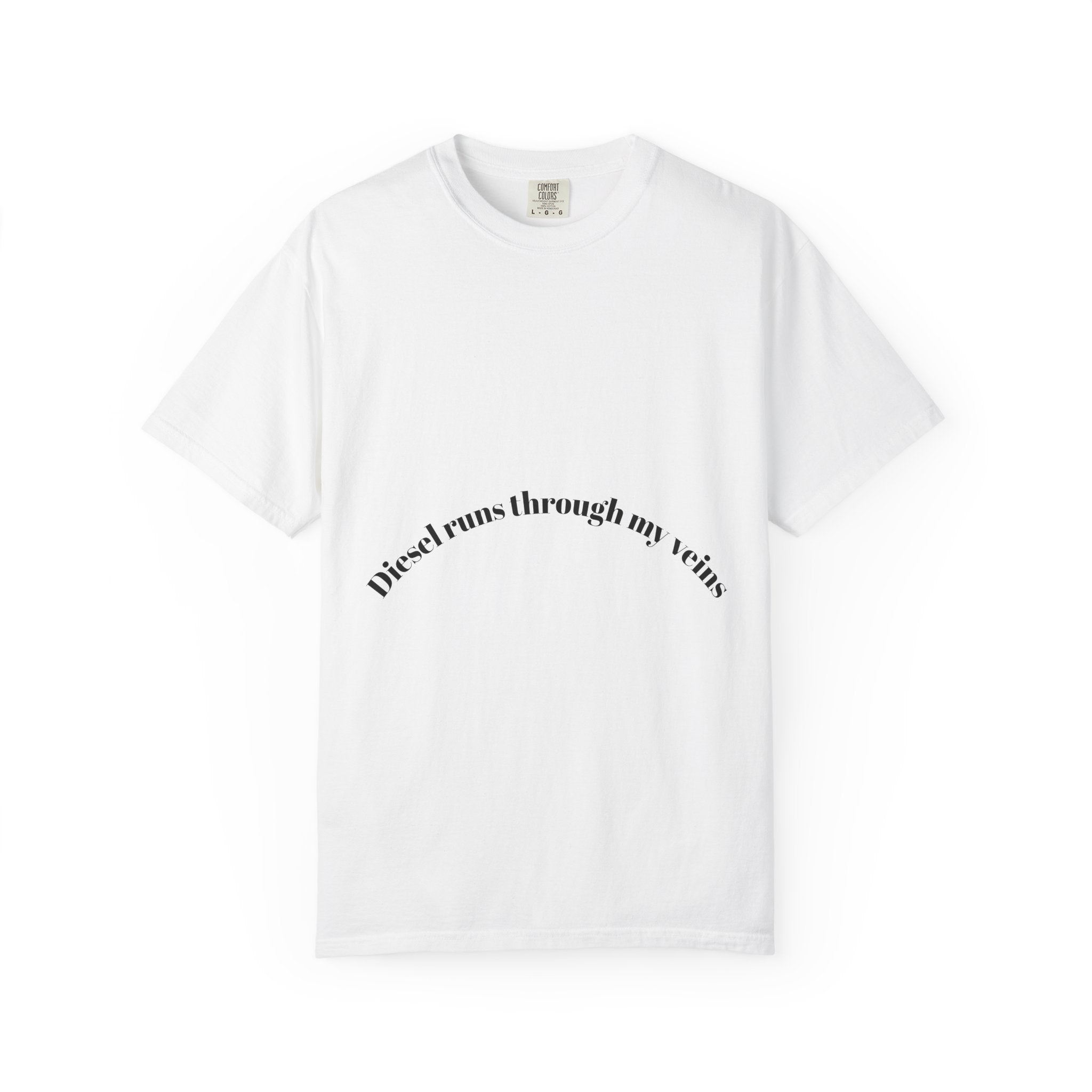 Diesel Nation Outfitters Truck Graphic T-Shirt — "Diesel runs through my veins"